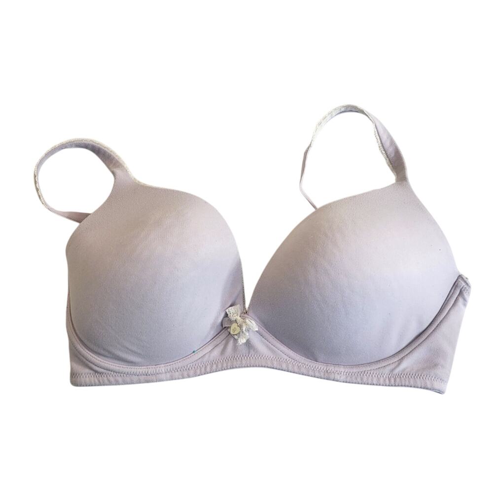 Victoria's Secret Body Wire Free‎ Bra Violet Full Coverage Size 34D